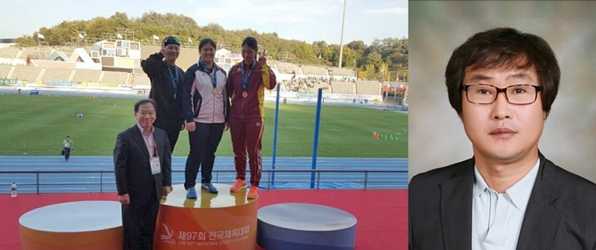 김태운 감독, 육상부 전국체전 금메달 획득