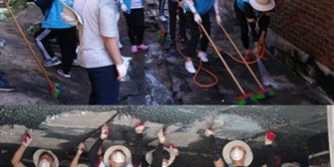 이숙경 교수_운낌봉사단 봉사활동(1) 이숙경 ‘운낌’봉사단장, 강릉 산불피해 복구 봉사활동